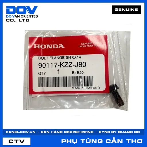 BU-LÔNG ĐẦU GỜ 6X14 CB150R, CB300R, CB500X, NX500 — 90117KZZJ80