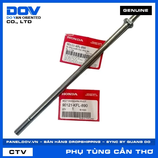 Bu lông xuyên trục càng sau — 90121KFL890