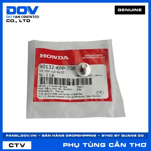VÍT NÓN CỤT 6X10 CB150R, CB300R, CB500X, CBR150R — 90132KPPT00