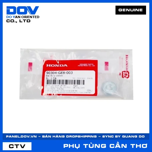 ĐAI ỐC U 10MM CB250 NIGHTHAWK, CB500X, GOLDWING, NX500 — 90304GE8003