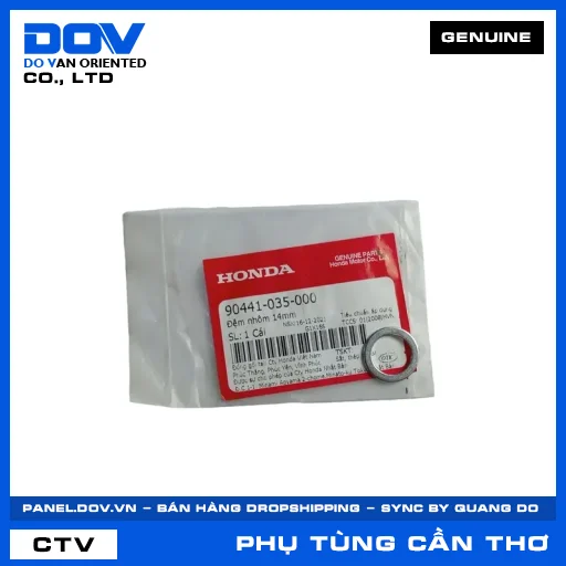 ĐỆM NHÔM 14MM SUPER DREAM, WAVE 100, WAVE ALPHA — 90441035000