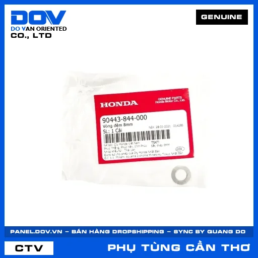 VÒNG ĐỆM 8MM FUTURE 125, FUTURE NEO, SUPER CUB C125, SUPER DREAM — 90443844000