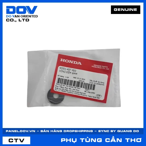 VÒNG ĐỆM 6MM BLADE 110, WAVE ALPHA 110, WAVE RSX 110 — 90501KST920