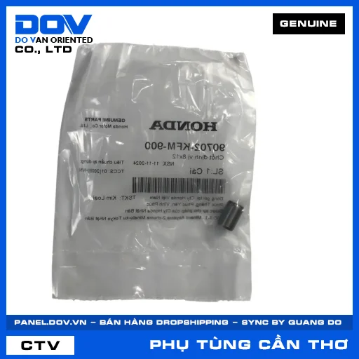 CHỐT ĐỊNH VỊ 8X12 AIR BLADE 110, CB150R, CB300R, CBR150R — 90702KFM900