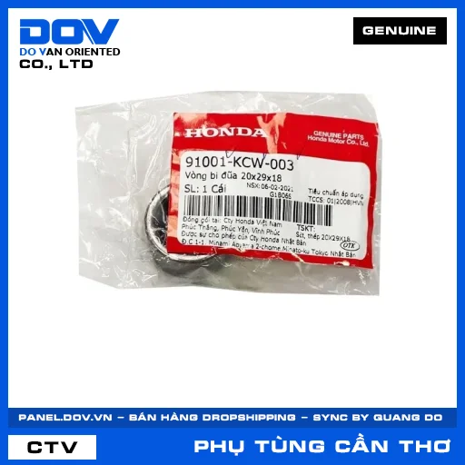 Vòng bi đũa 20x29x18 AIR BLADE 110, AIR BLADE 125, AIR BLADE 125/150, AIR BLADE 125/160 — 91001KCW003