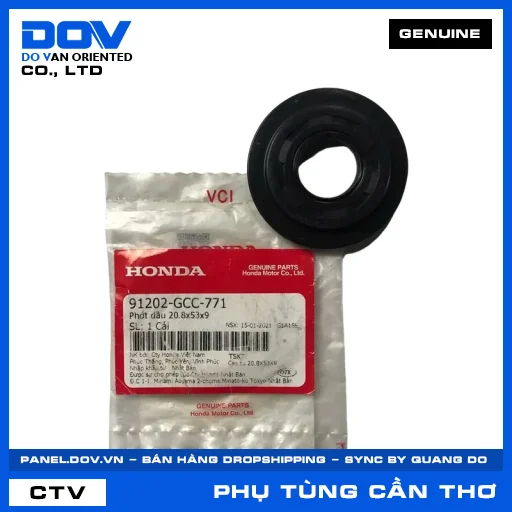 PHỚT DẦU 20.8X53X9 SH 125/150 — 91202GCC771