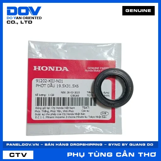 PHỚT DẦU 19.5X31.5X6 VISION 110 — 91202K0JN01