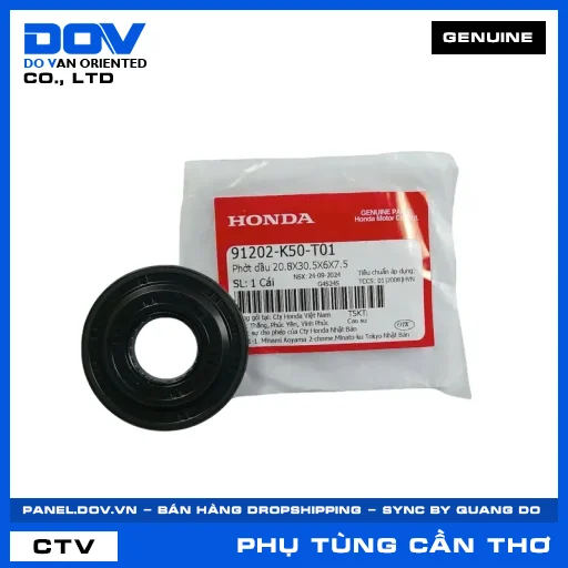 PHỚT DẦU 20.8X30.5X6X7.5 — 91202K50T01