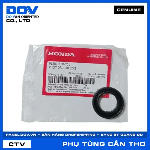 PHỚT DẦU 20X32X6 AIR BLADE 125, AIR BLADE 125/150, SH MODE — 91203K50T01