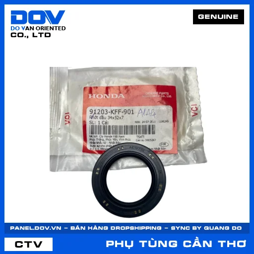 PHỚT DẦU 34X52X7 SH 125/150 — 91203KFF901