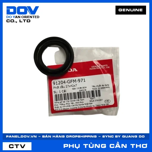 PHỚT DẦU 27X42X7 LEAD 110, LEAD 125 — 91204GFM971