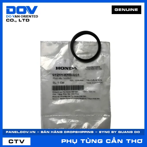 PHỚT DẦU 34X39X3 AIR BLADE 125/150, AIR BLADE 125/160, VISION 110 — 91211K1GV01