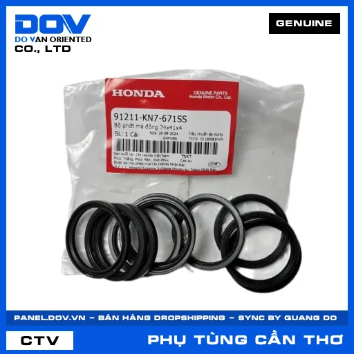 BỘ PHỚT MÁ ĐỘNG 34X41X4 — 91211KN7671SS