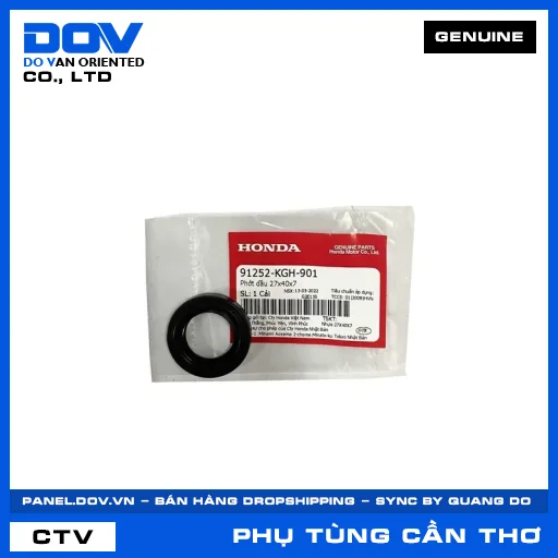 PHỚT DẦU 23X37X7 CB300R, MSX 125, WAVE ALPHA — 91252KGH901