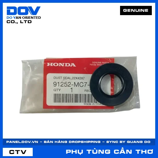 PHỚT CHẮN BỤI 22X42X7 CB150R, CB250 NIGHTHAWK, CB300R — 91252MC7003