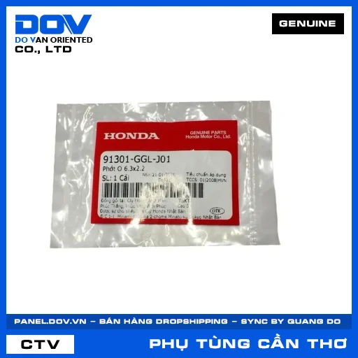 PHỚT O 6.3X2.2 AIR BLADE 110, AIR BLADE 125, AIR BLADE 125/150, AIR BLADE 125/160 — 91301GGLJ01