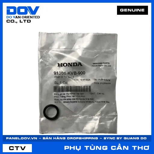 PHỚT O 15.2X2.4 AIR BLADE 110, CLICK 110, LEAD 110 — 91301KVB900