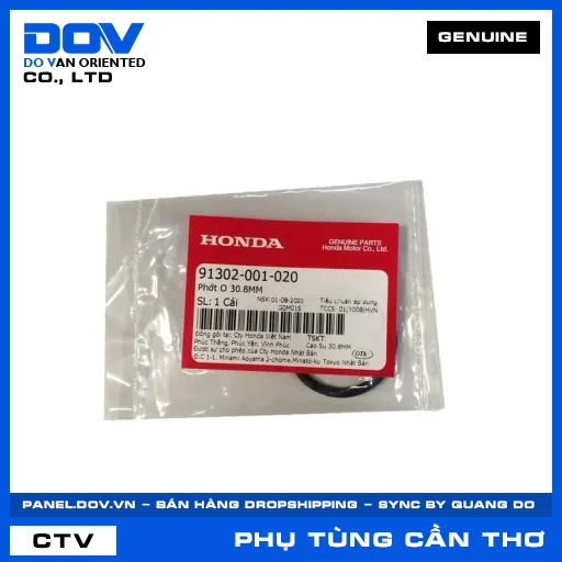 PHỚT O 30.8MM AIR BLADE 110, AIR BLADE 125, AIR BLADE 125/150, CLICK 110 — 91302001020