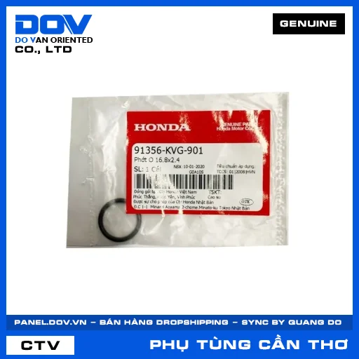 PHỚT O 16.8X2.4 AIR BLADE 125/150, AIR BLADE 125/160 — 91356KVG901