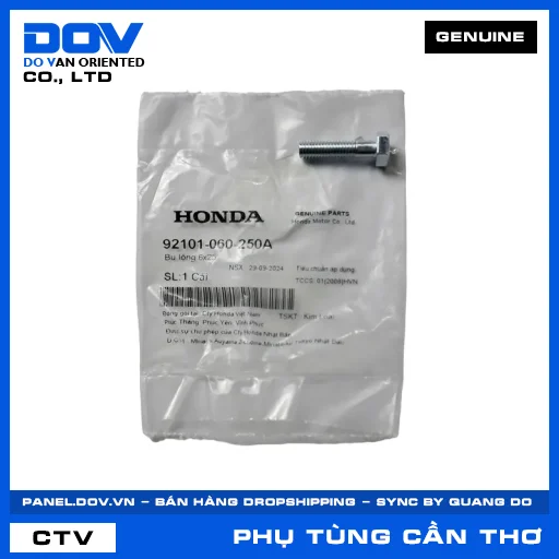 BU LÔNG 6X25 CB500F, CB500X, CBR500R, NX500 — 92101060250A