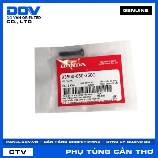 VÍT 5X25 AIR BLADE 110, AIR BLADE 125, BLADE 110, DREAM 110 — 93500050250G
