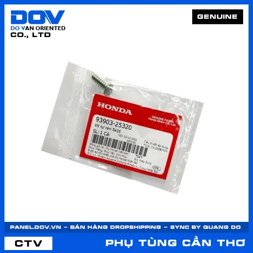 VÍT TỰ REN 5X16 PCX, PCX 125, PCX 160, SH MODE — 9390325320