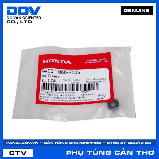 ĐAI ỐC 6MM BLADE 110, CB500F, CB500X, CB650R — 94001060700S