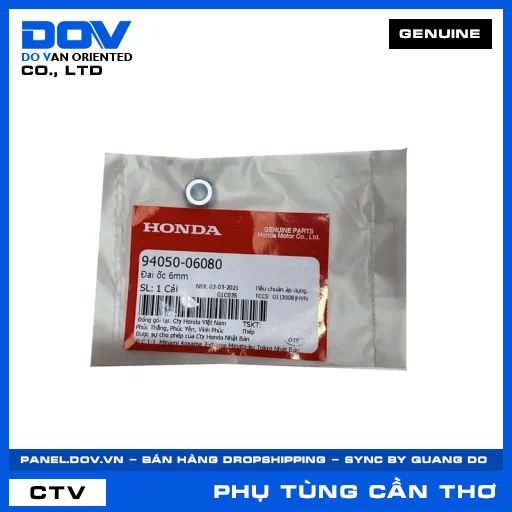 ĐAI ỐC 6MM CB1000R, CB150R, CB250 NIGHTHAWK, CB300R — 9405006080