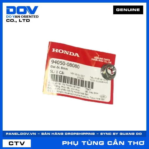 ĐAI ỐC 8MM CBR150R, GOLDWING, PCX, SH 125/150 — 9405008080