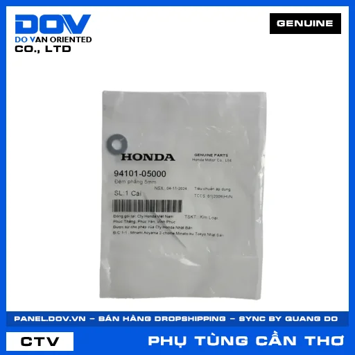 ĐỆM PHẲNG 5MM BLADE 110, CB250 NIGHTHAWK, DREAM 110, FUTURE 125 — 9410105000