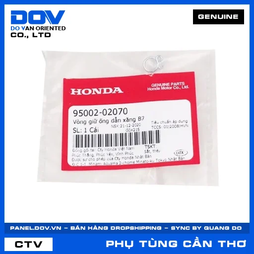 VÒNG GIỮ ỐNG DẪN XĂNG B7 ADV350, AIR BLADE 110, BLADE 110, CB250 NIGHTHAWK — 9500202070