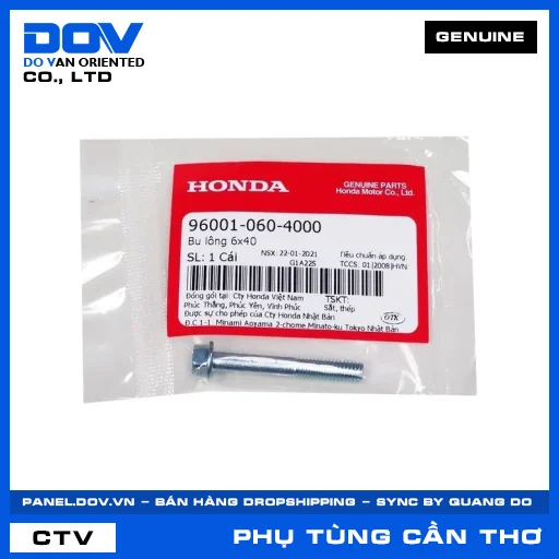 Bu lông 6x40 AIR BLADE 125, AIR BLADE 125/150, BLADE 110, CB150R — 960010604000
