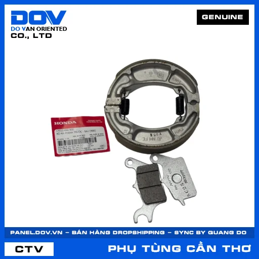 BỘ MÁ PHANH TRƯỚC - SAU (K66) (bố thắng) — CP010K66900