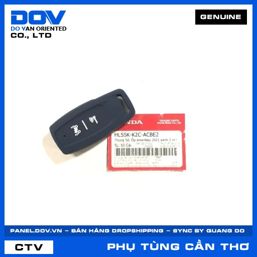 THÙNG 50, ỐP SMARTKEY 2021 XANH 2 NÚT — HLSSKK2CACBE2