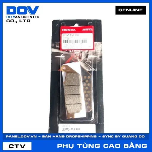 MÁ PHANH TRƯỚC (bố thắng) SH 350 — 06455K53D01