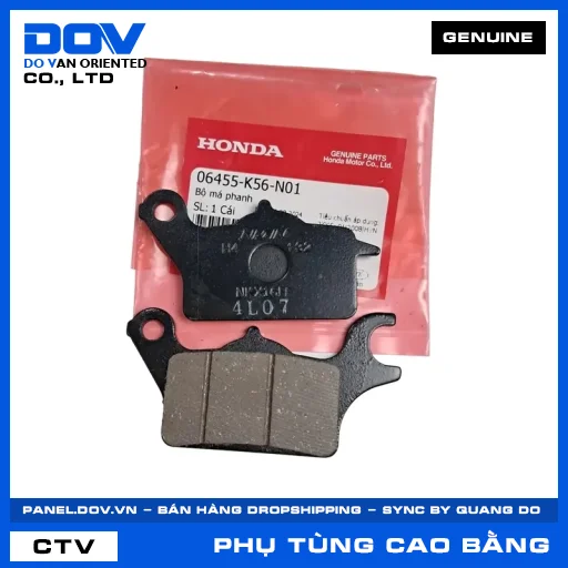 BỘ MÁ PHANH (bố thắng) WINNER 150, WINNER R, WINNER X — 06455K56N01