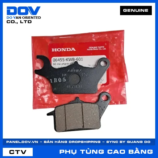 BỘ MÁ PHANH DẦU (bố thắng) BLADE 110, FUTURE 125, SUPER CUB C125, WAVE RSX 110 — 06455KWB601