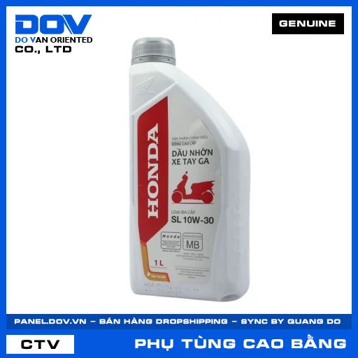 Chai dầu động cơ xe ga SL-MB 10W-30 1L — 082322MBK1LVD