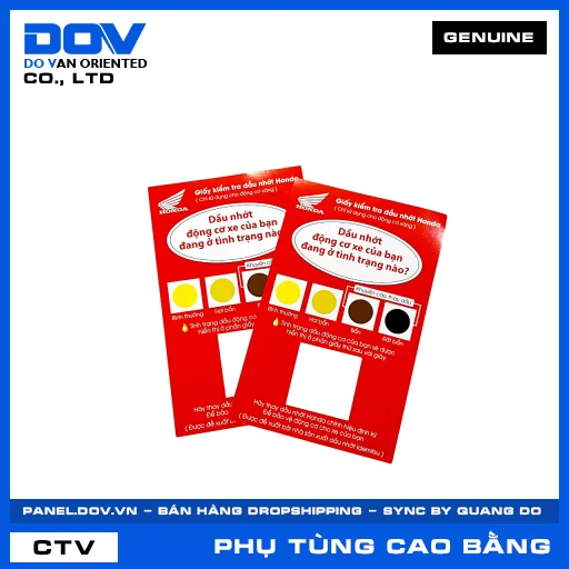 Giấy thử dầu nhớt — 08OTPIDE100PCS