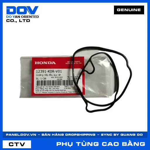 GIOĂNG NẮP ĐẦU QUY LÁT PCX 160, SH 125/150, SH 125/160 — 12391K0RV01