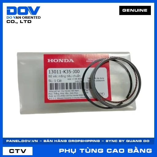 BỘ XÉC MĂNG TIÊU CHUẨN PCX, PCX 125, SH 125/150, SH MODE — 13011K35J00