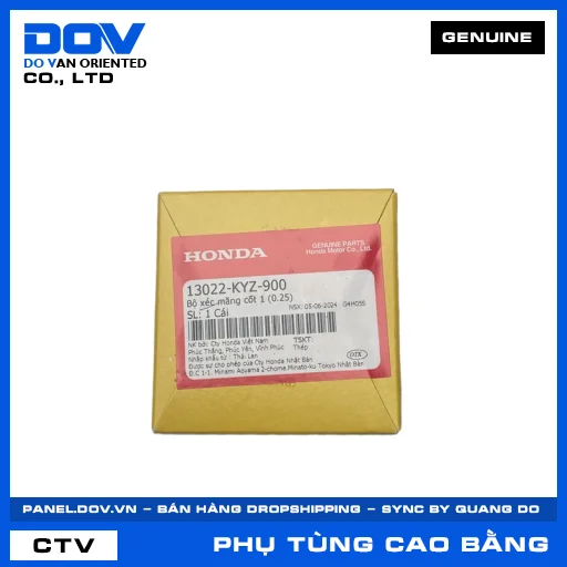 BỘ XÉC MĂNG CỐT 1 (0.25) FUTURE 125, MSX 125, SUPER CUB C125 — 13022KYZ900