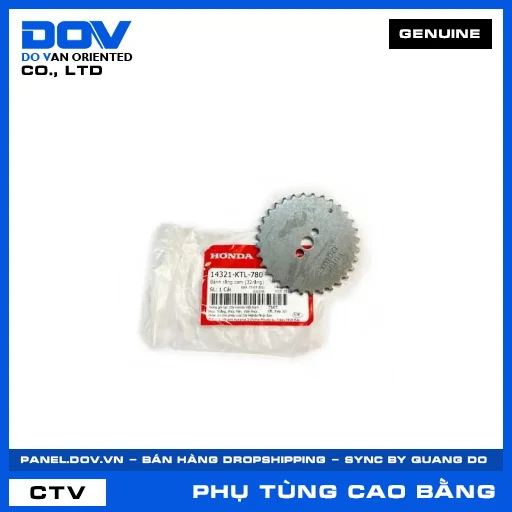 BÁNH RĂNG CAM (32 RĂNG) SUPER DREAM, WAVE 100, WAVE ALPHA — 14321KTL780