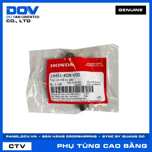 TRỤC CÒ MỔ XU PÁP AIR BLADE 125/160, LEAD 125, PCX 160, SH 125/150 — 14451K0RV00