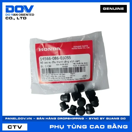 BỘ CAO SU ĐẦU THANH CĂNG XÍCH CAM (sên) MONKEY — 14566086030SS