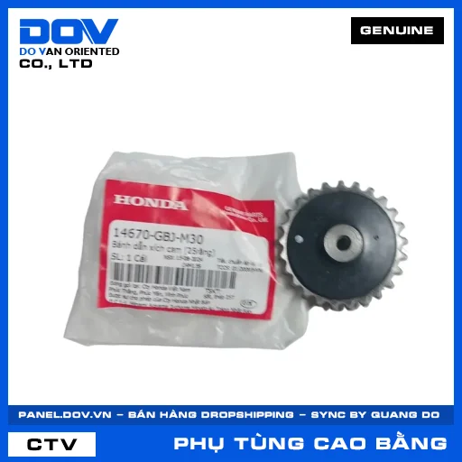 BÁNH DẪN XÍCH CAM (25RĂNG) (sên) WAVE 100, WAVE ALPHA — 14670GBJM30