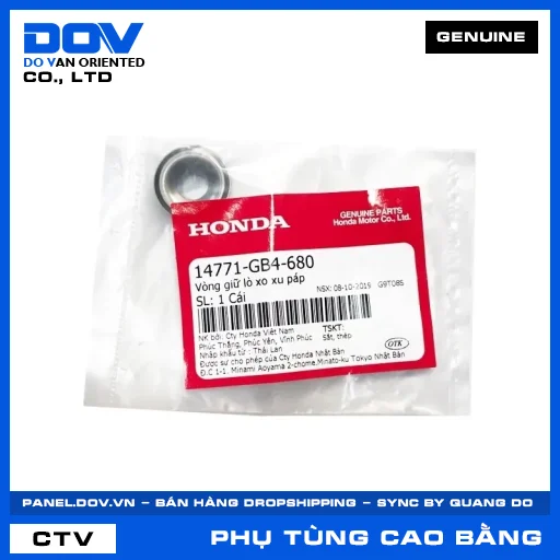 VÒNG GIỮ LÒ XO XU PÁP AIR BLADE 110, BLADE 110, CB350 H'NESS, CLICK 110 — 14771GB4680