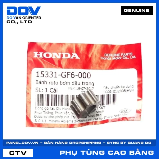 BÁNH ROTO BƠM DẦU TRONG DREAM 110, FUTURE NEO, MSX 125, SUPER DREAM — 15331GF6000