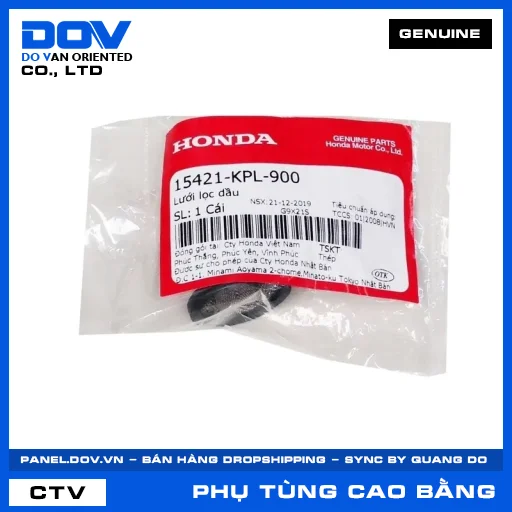 LƯỚI LỌC DẦU (lọc nhớt) AIR BLADE 110, AIR BLADE 125, AIR BLADE 125/150, LEAD 125 — 15421KPL900