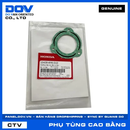 GIOĂNG NẮP LỌC DẦU LY TÂM (lọc nhớt) BLADE 110, WAVE ALPHA 110, WAVE RSX 110 — 15439KYKD10